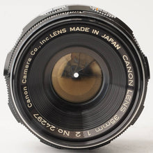 画像をギャラリービューアに読み込む, キヤノン Canon 35mm F2 ライカ L39 マウント