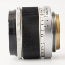 画像をギャラリービューアに読み込む, キヤノン Canon 50mm F1.8 ライカ L39マウント