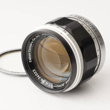 画像をギャラリービューアに読み込む, キヤノン Canon 50mm F1.4 ライカ L39マウント