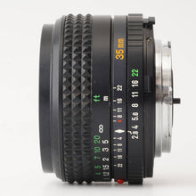 画像をギャラリービューアに読み込む, ミノルタ Minolta MD W.ROKKOR 35mm F2.8