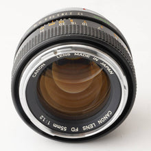 画像をギャラリービューアに読み込む, キヤノン Canon FD 55mm F1.2