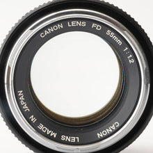 画像をギャラリービューアに読み込む, キヤノン Canon FD 55mm F1.2