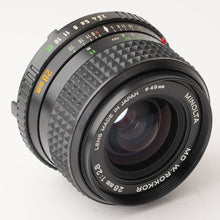 画像をギャラリービューアに読み込む, ミノルタ Minolta MD W.ROKKOR 28mm F2.8