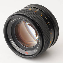 画像をギャラリービューアに読み込む, コンタックス Contax Carl Zeiss Planar 50mm F1.4 T* AEJ C/Yマウント