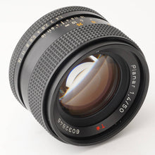 画像をギャラリービューアに読み込む, コンタックス Contax Carl Zeiss Planar 50mm F1.4 T* AEJ C/Yマウント
