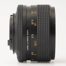 画像をギャラリービューアに読み込む, コンタックス Contax Carl Zeiss Planar 50mm F1.4 T* AEJ C/Yマウント