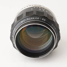 画像をギャラリービューアに読み込む, ミノルタ Minolta MC Rokkor PG 58mm F1.2