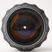 画像をギャラリービューアに読み込む, ミノルタ Minolta MC Rokkor PG 58mm F1.2