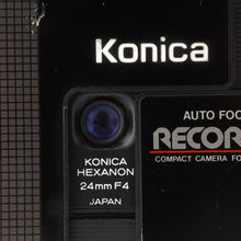 画像をギャラリービューアに読み込む, コニカ Konica Auto Focus Recorder レコーダー Hexanon 24mm F4 ハーフコンパクトカメラ