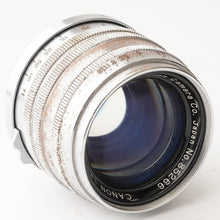 画像をギャラリービューアに読み込む, キヤノン Canon 50mm F1.8 ライカ L39マウント