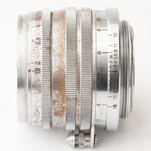 画像をギャラリービューアに読み込む, キヤノン Canon 50mm F1.8 ライカ L39マウント