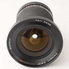 画像をギャラリービューアに読み込む, コンタックス Contax Carl Zeiss Distagon 21mm F2.8 T* MMJ Contax/Yashicaマウント