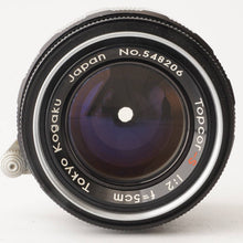 画像をギャラリービューアに読み込む, 東京光学 Tokyo Kogaku Topcor-S 5cm 50mm F2 ライカL39マウント