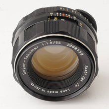 画像をギャラリービューアに読み込む, ペンタックス Pentax Asahi スーパータクマー Super Takumar 55mm F1.8 M42マウント