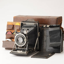 画像をギャラリービューアに読み込む, F.Deckel-Munchen Dresden-A Carl Zeiss Jena Tessar 10.5cm F4.5