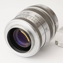 画像をギャラリービューアに読み込む, ニコン Nippon Kogaku NIKKOR-P.C 8.5cm F2 85mm L39