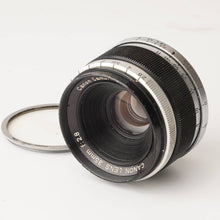 画像をギャラリービューアに読み込む, キヤノン Canon 35mm F2.8 ライカ L39 マウント