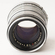 画像をギャラリービューアに読み込む, ニコン 日本光学 Nippon Kogaku Nikkor-H C 5cm f/2 ライカ L39 マウント 黒帯