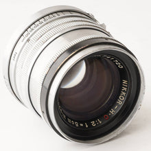 画像をギャラリービューアに読み込む, ニコン 日本光学 Nippon Kogaku Nikkor-H C 5cm f/2 ライカ L39 マウント 黒帯