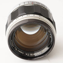 画像をギャラリービューアに読み込む, キヤノン Canon 50mm F1.4 ライカ L39マウント