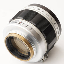 画像をギャラリービューアに読み込む, キヤノン Canon 50mm F1.4 ライカ L39マウント