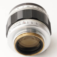 画像をギャラリービューアに読み込む, キヤノン Canon 50mm F1.4 ライカ L39マウント