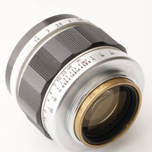 画像をギャラリービューアに読み込む, キヤノン Canon 50mm F1.4 ライカ L39マウント