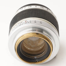 画像をギャラリービューアに読み込む, キヤノン Canon 50mm F1.8 ライカ L39マウント