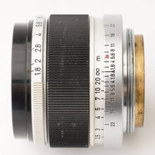 画像をギャラリービューアに読み込む, キヤノン Canon 50mm F1.8 ライカ L39マウント