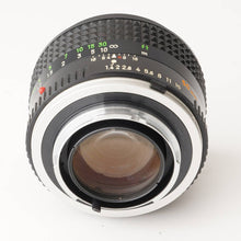 画像をギャラリービューアに読み込む, ミノルタ Minolta MC Rokkor PG 50mm F1.4