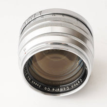 画像をギャラリービューアに読み込む, キヤノン Canon 50mm F1.5 ライカ L39 マウント