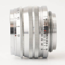 画像をギャラリービューアに読み込む, キヤノン Canon 50mm F1.5 ライカ L39 マウント