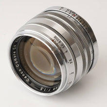 画像をギャラリービューアに読み込む, キヤノン Canon 50mm F1.5 ライカ L39 マウント