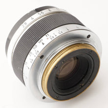 画像をギャラリービューアに読み込む, キヤノン Canon 35mm F2.8 ライカ L39 マウント