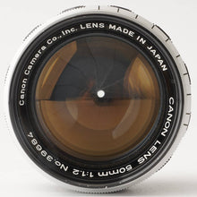 画像をギャラリービューアに読み込む, キヤノン Canon 50mm F1.2 ライカ L39マウント