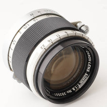 画像をギャラリービューアに読み込む, キヤノン Canon 50mm F1.8 ライカ L39 マウント