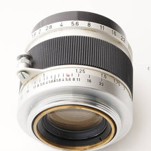 画像をギャラリービューアに読み込む, キヤノン Canon 50mm F1.8 ライカ L39 マウント