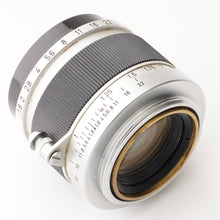 画像をギャラリービューアに読み込む, キヤノン Canon 50mm F1.8 ライカ L39 マウント