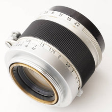 画像をギャラリービューアに読み込む, キヤノン Canon 50mm F1.8 ライカ L39 マウント