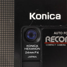 画像をギャラリービューアに読み込む, コニカ Konica Auto Focus Recorder レコーダー Hexanon 24mm F4 ハーフコンパクトカメラ