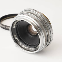 画像をギャラリービューアに読み込む, キヤノン Canon 28mm F2.8 ライカ L39 マウント