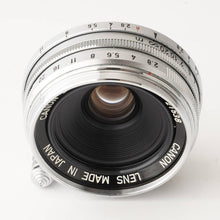 画像をギャラリービューアに読み込む, キヤノン Canon 28mm F2.8 ライカ L39 マウント