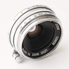 画像をギャラリービューアに読み込む, キヤノン Canon 28mm F2.8 ライカ L39 マウント