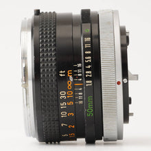 画像をギャラリービューアに読み込む, キヤノン Canon FD 50mm F1.8