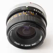 画像をギャラリービューアに読み込む, キヤノン Canon FD 28mm F3.5 S.C.