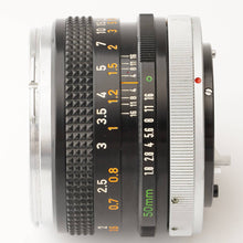 画像をギャラリービューアに読み込む, キヤノン Canon FD 50mm F1.8