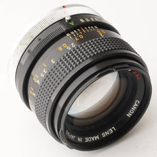 画像をギャラリービューアに読み込む, キヤノン Canon FD 50mm F1.4 S.S.C FDマウント