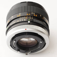 画像をギャラリービューアに読み込む, キヤノン Canon FD 50mm F1.4 S.S.C FDマウント