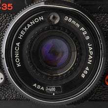 画像をギャラリービューアに読み込む, コニカ Konica C35 EF HEXANON 38mm F2.8