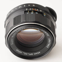 画像をギャラリービューアに読み込む, ペンタックス Pentax Asahi Super Multi Coated タクマー Takumar 55mm F1.8 M42 マウント